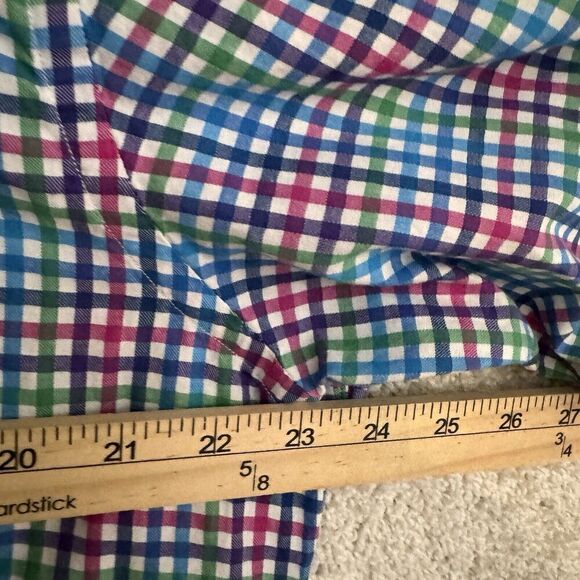 Tailorbyrd Long Sleeve Button Down Collared Shirt Mens Large Multi Color‎ Plaid - Picture 7 of 11